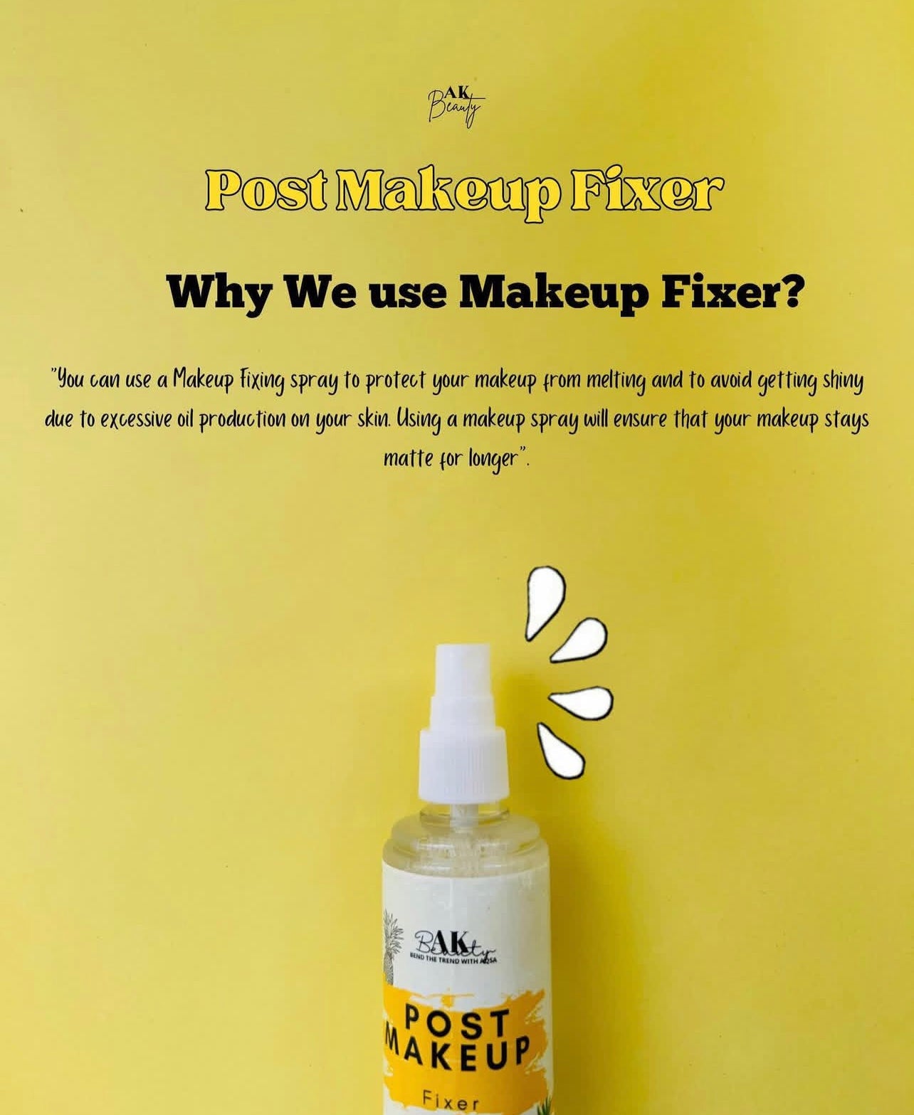 Post-Makeup Fixer