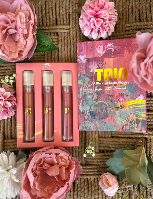 TRIO NUDE LIQUID MATTE LIPSTICK